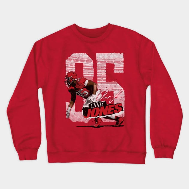 Chris Jones Kansas City Rough Crewneck Sweatshirt by Chunta_Design